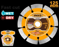 DMD011251 DIJAMANTSKI REZNI DISK 125MM INGCO