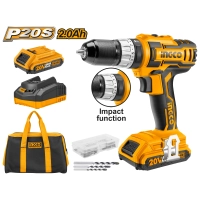 CIDLI2002 AKU BUŠILICA+TORBA SET INGCO