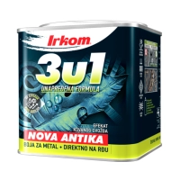 Boja za metal 3u1 Nova Antika Fina braon 1kg Irkom