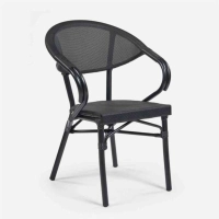 Baštenska stolica Lazarus crna KJF011C