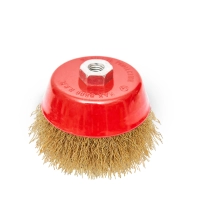 Mašinska mesingana četka lončasta, ø100mm za brusilicu BEOROL