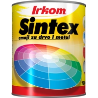 Uljana boja za drvo i metal SINTEX Crni mat 0.75L Irkom