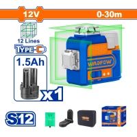 Akumulatorski 3D nivelišući laser WLE8M12 Wadfow