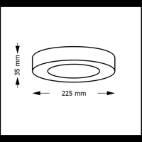 LED PANEL N/Z KNC5 18W 4000K