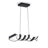 Luna luster 24W 3000K crna