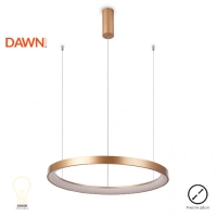 VISILICA 80W 3000K BRUŠENO ZLATO