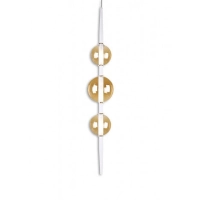 LUNA 155 VISILICA G9 WITHOUT BULB AMBER GLASS 35.0143