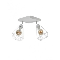 RUSTIK 139 PLAFONSKA SVETILJKA 2XE27 BELA