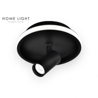 VESTA 477 PLAFONSKA SVETILJKA 12W+5W 3000K CRNA