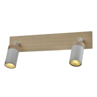 VESTA 421 SPOT LAMPA 2*GU10 BELA/DRVO