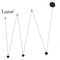 ARIA VISILICA LED 3*4W 3000K CRNA