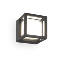 Zidna svetiljka crna 6W 3000K