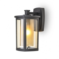 Zidni fenjer 1*E27 CRNI