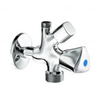 AQUASAN Ugaoni ventil sa priključkom za veš mašinu 302014